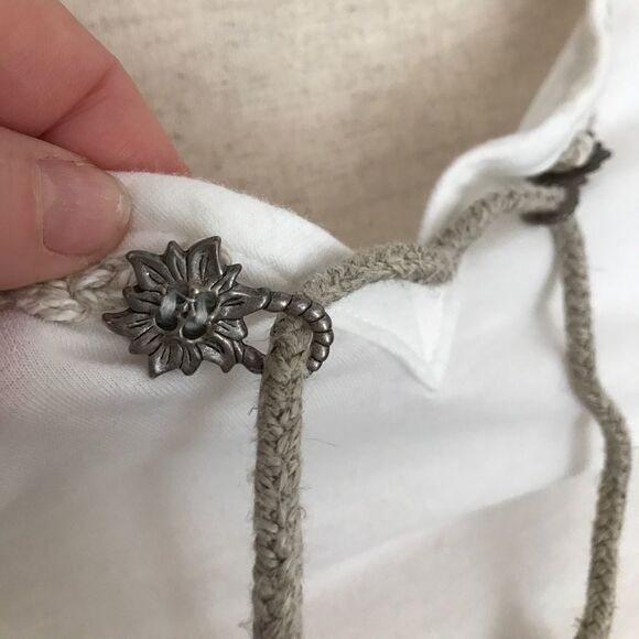 Hallodri blouse with linen sleeves - Picture 4 of 4